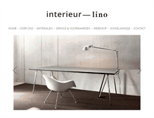 Tablet Screenshot of interieurlino.com